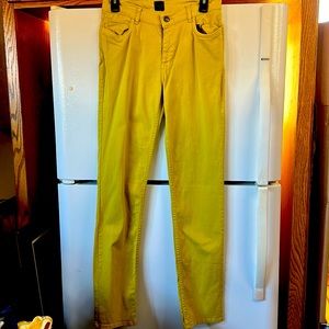 Size 29 mustard yellow Swildens pants